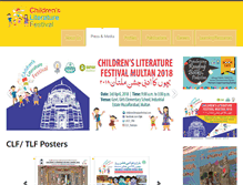 Tablet Screenshot of childrensliteraturefestival.com